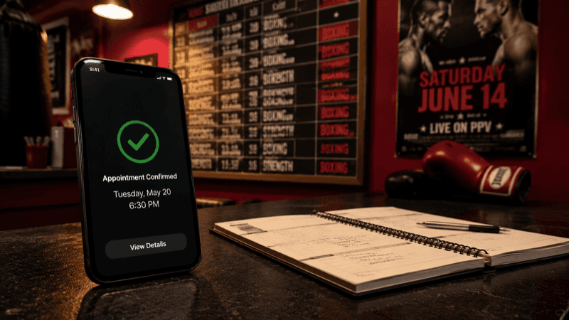 Class booked directly into Mindbody, Zen Planner, or Wodify